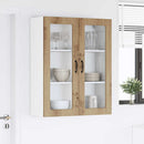 vidaXL Fali konyhaszekrény Artisan tölgy 80 x 31 x 100 cm Faanyag