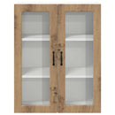 vidaXL Fali konyhaszekrény Artisan tölgy 80 x 31 x 100 cm Faanyag