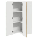 vidaXL Konyhaszekrény polcokkal Sonoma tölgy 57 x 57 x 100 cm Faanyag