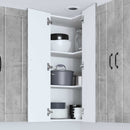 vidaXL Fali sarokszekrény LUCCA Betonszürke 57 x 57 x 100 cm