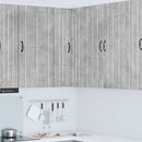 vidaXL Fali sarokszekrény LUCCA Betonszürke 57 x 57 x 100 cm