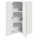 vidaXL Fali sarokszekrény LUCCA Betonszürke 57 x 57 x 100 cm