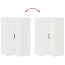 vidaXL Konyhaszekrény Magas Fényű Fehér 57 x 57 x 100 cm Faanyag