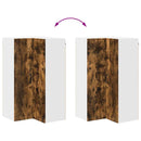 vidaXL Konyhaszekrény polcokkal Füstölt tölgy 57 x 57 x 100 cm Faanyag