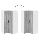 vidaXL Konyhaszekrény polcokkal Szürke Sonoma 57 x 57 x 100 cm Faanyag