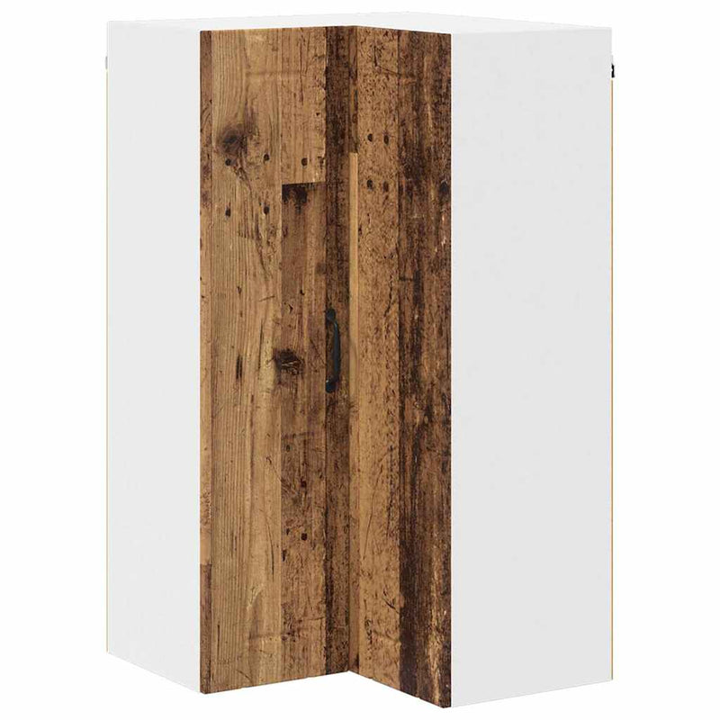 vidaXL Konyhaszekrény polcokkal Öreg fa 57 x 57 x 100 cm Faanyag