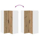 vidaXL Konyhaszekrény polcokkal Artisan tölgy 57 x 57 x 100 cm Faanyag