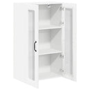 vidaXL Fali üveges szekrény LUCCA Fehér 60 x 31 x 100 cm Szerelt Fa