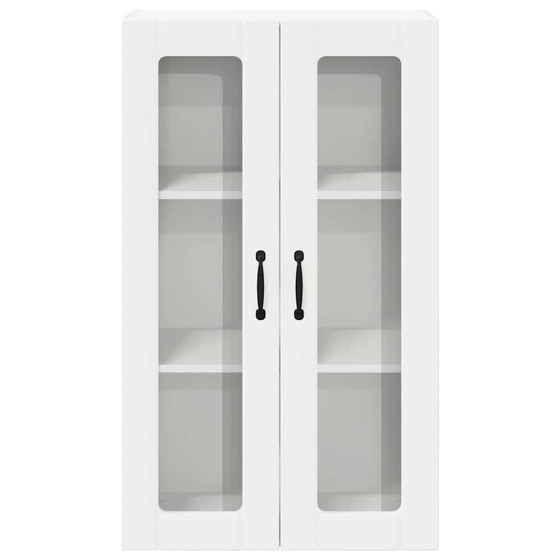 vidaXL Fali konyhaszekrény polcokkal Fehér 60 x 31 x 100 cm Faanyag