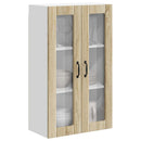 vidaXL Fali üveges szekrény LUCCA Sonoma Tölgy 60 x 31 x 100 cm