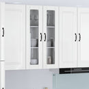 vidaXL Fali üveges szekrény LUCCA Magasfényű Fehér 60 x 31 x 100 cm