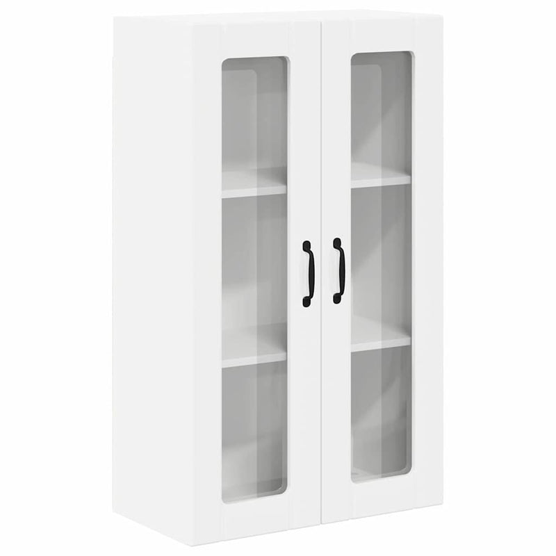 vidaXL Fali konyhaszekrény Magas Fényű Fehér 60 x 31 x 100 cm Faanyag