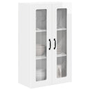 vidaXL Fali üveges szekrény LUCCA Magasfényű Fehér 60 x 31 x 100 cm