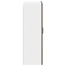 vidaXL Fali üveges szekrény LUCCA Barna Tölgy 60 x 31 x 100 cm