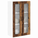 vidaXL Fali konyhaszekrény polcokkal Öreg fa 60 x 31 x 100 cm Faanyag