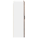 vidaXL Fali üveges szekrény LUCCA Antik Fa 60 x 31 x 100 cm Szerelt Fa