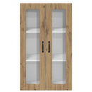 vidaXL Fali konyhaszekrény Artisan tölgy 60 x 31 x 100 cm Faanyag