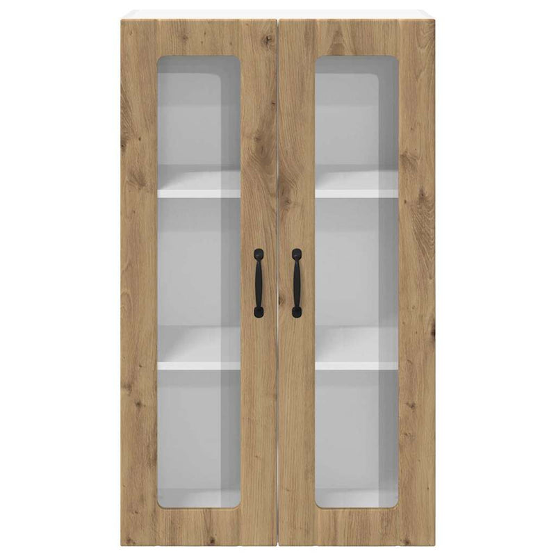 vidaXL Fali konyhaszekrény Artisan tölgy 60 x 31 x 100 cm Faanyag