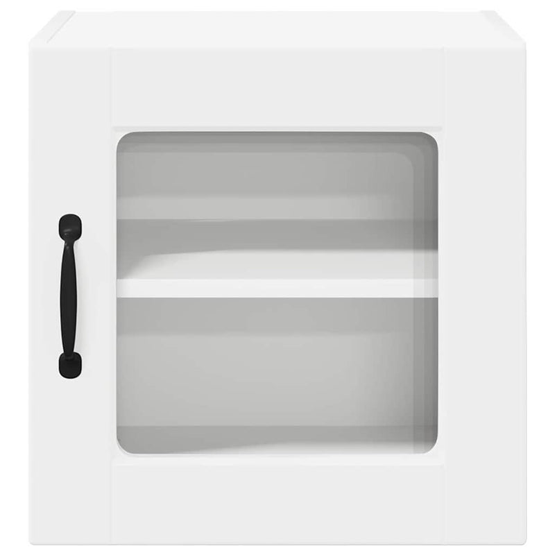 vidaXL Fali konyhaszekrény ajtóval 2 pcs Fehér 40 x 31 x 40 cm Faanyag