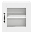 vidaXL Fali üveges szekrény PORTO 2 pcs Fehér 40 x 31 x 40 cm Faanyag