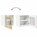 vidaXL Fali konyhaszekrény Sonoma tölgy 40 x 31 x 40 cm Faanyag