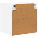 vidaXL Fali üveges szekrény PORTO 2 pcs Sonoma tölgy 40 x 31 x 40 cm