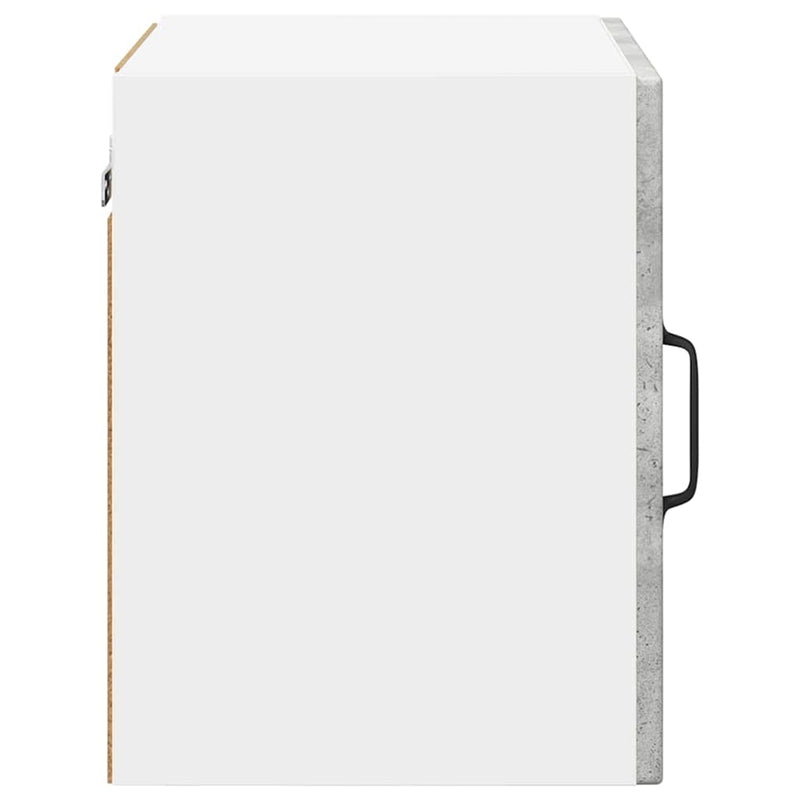 vidaXL Fali konyhaszekrény 2 pcs Beton Szürke 40 x 31 x 40 cm Faanyag