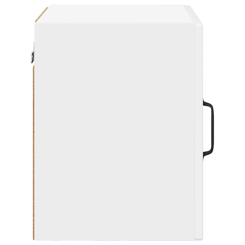 vidaXL Fali konyhaszekrény Magas Fényű Fehér 40 x 31 x 40 cm Faanyag