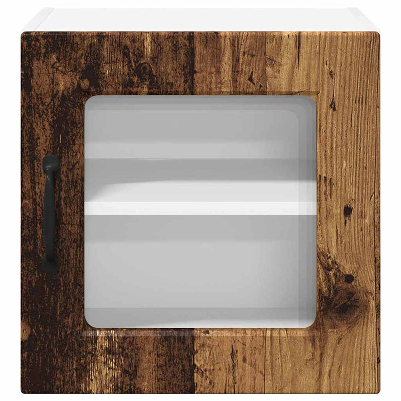 vidaXL Fali konyhaszekrény 2 pcs Öreg fa 40 x 31 x 40 cm Faanyag