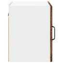 vidaXL Fali üveges szekrény PORTO 2 pcs Öreg fa 40 x 31 x 40 cm