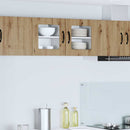 vidaXL Fali konyhaszekrény 2 pcs Artisan tölgy 40 x 31 x 40 cm Faanyag