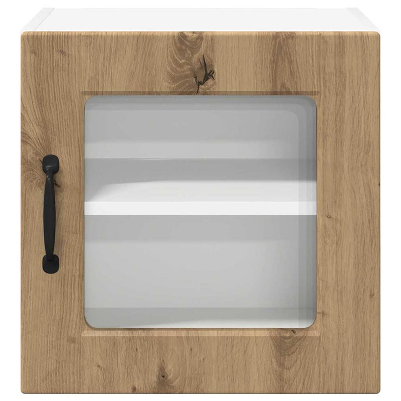 vidaXL Fali konyhaszekrény 2 pcs Artisan tölgy 40 x 31 x 40 cm Faanyag