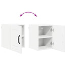 vidaXL Fali konyhaszekrény polcokkal Fehér 30 x 31 x 40 cm Faanyag