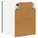 vidaXL Fali Szekrény PORTO 2 pcs Fekete 30 x 31 x 40 cm Faanyag