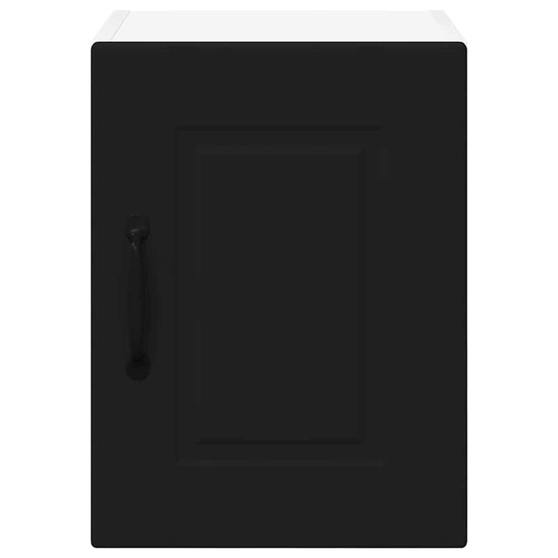 vidaXL Fali konyhaszekrény 2 pcs Fekete 30 x 31 x 40 cm Faanyag