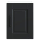 vidaXL Fali Szekrény PORTO 2 pcs Fekete 30 x 31 x 40 cm Faanyag
