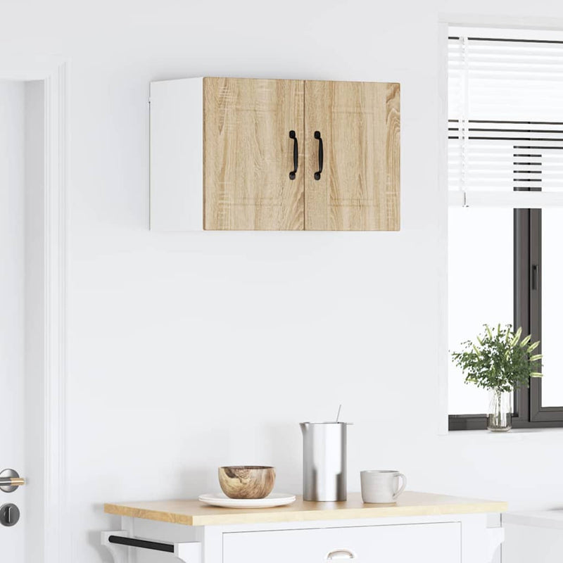 vidaXL Fali konyhaszekrény 2 pcs Sonoma tölgy 30 x 31 x 40 cm Faanyag
