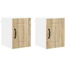 vidaXL Fali konyhaszekrény 2 pcs Sonoma tölgy 30 x 31 x 40 cm Faanyag
