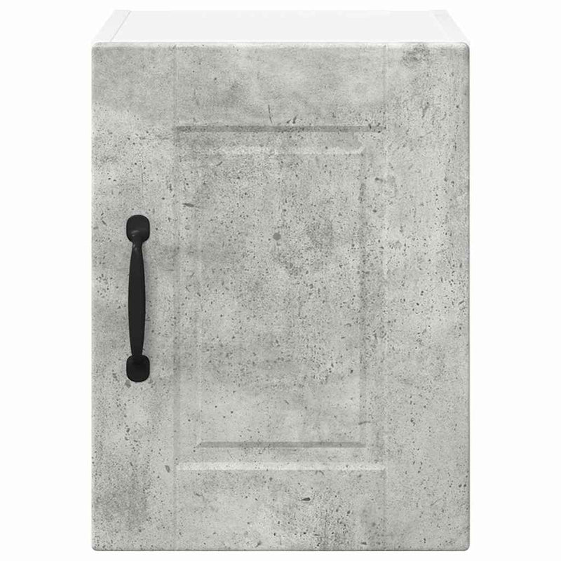 vidaXL Fali konyhaszekrény 2 pcs Beton Szürke 30 x 31 x 40 cm Faanyag