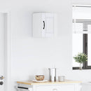 vidaXL Fali Szekrény PORTO Magas Fényű Fehér 30 x 31 x 40 cm Faanyag