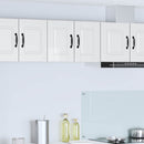 vidaXL Fali Szekrény PORTO 2 pcs Magas Fényű Fehér 30 x 31 x 40 cm