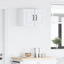vidaXL Fali Szekrény PORTO 2 pcs Magas Fényű Fehér 30 x 31 x 40 cm