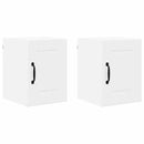 vidaXL Fali konyhaszekrény 2 pcs Magas Fényű Fehér 30 x 31 x 40 cm