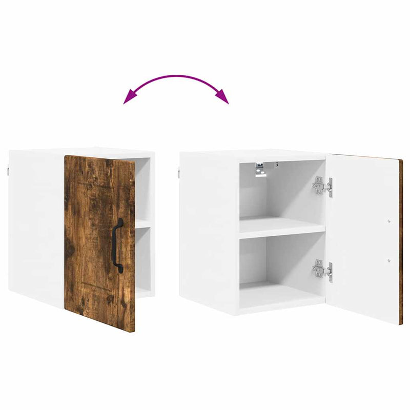 vidaXL Fali konyhaszekrény Füstölt tölgy 30 x 31 x 40 cm Faanyag