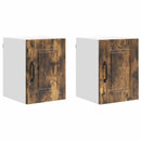 vidaXL Fali Szekrény PORTO 2 pcs Füstölt tölgy 30 x 31 x 40 cm Faanyag