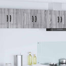 vidaXL Fali Szekrény PORTO 2 pcs Szürke Sonoma 30 x 31 x 40 cm Faanyag