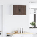 vidaXL Fali Szekrény PORTO 2 pcs Barna Tölgy 30 x 31 x 40 cm Faanyag