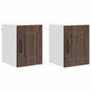vidaXL Fali Szekrény PORTO 2 pcs Barna Tölgy 30 x 31 x 40 cm Faanyag