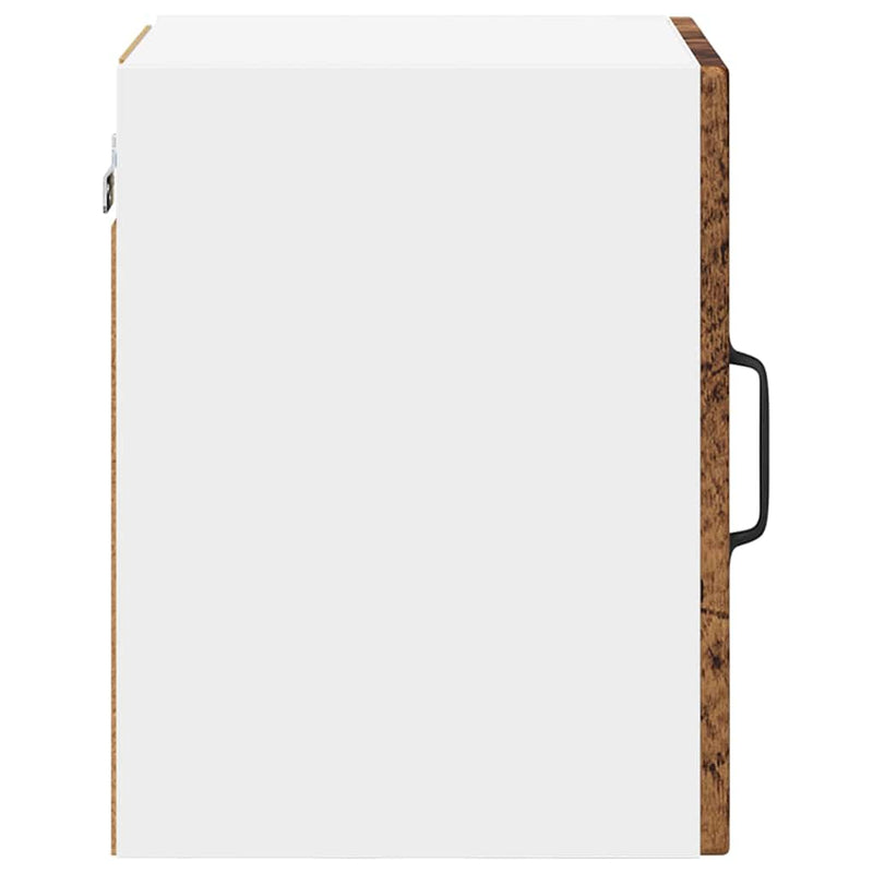 vidaXL Fali konyhaszekrény polcokkal Öreg fa 30 x 31 x 40 cm Faanyag