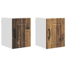 vidaXL Fali Szekrény PORTO 2 pcs Öreg fa 30 x 31 x 40 cm Faanyag